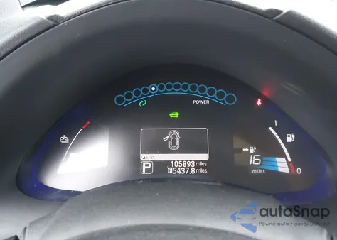 2013 Nissan Leaf Sv z USA, uszkodzony, nr VIN 1N4AZ0CP8DC415421